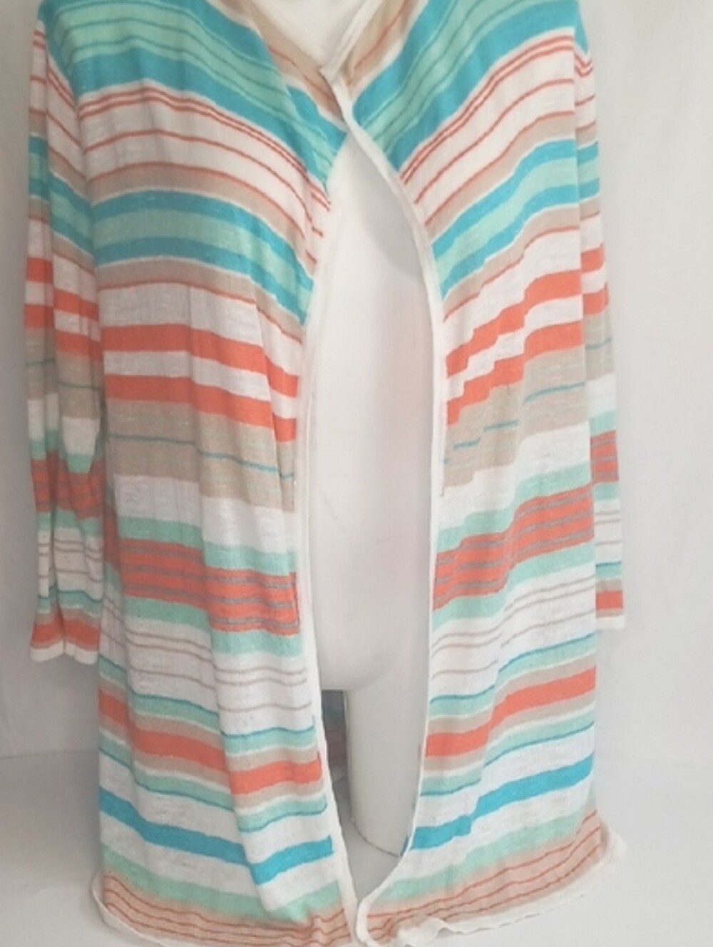 Women's Size XL Swim Cover Up Linen Resort wear Vacation Beach Sun Protection - Picture 11 of 11